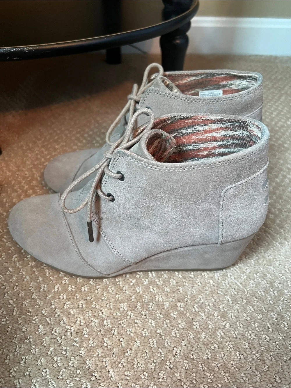 TOMS Desert Wedge Bootie